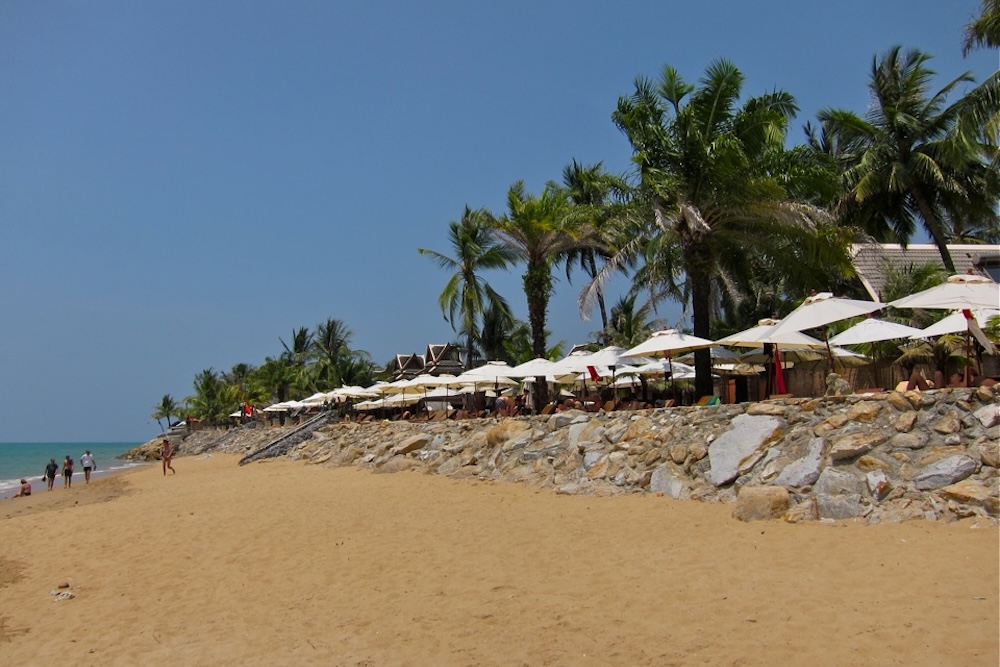 Küstenschutz am Mukdara Beach Resort